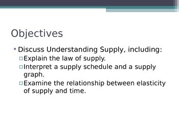 Preview of Prentice Hall Economics Ch 5 Sec 1 Understanding Supply