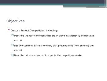 Preview of Prentice Hall Economics Ch 7 Sec 1 Perfect Competition