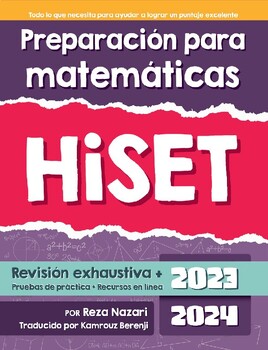 Preview of Preparación para matemáticas HiSET 2023
