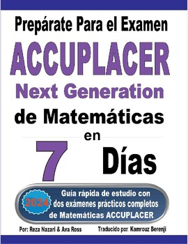 Preview of Prepárate Para el Examen ACCUPLACER Next Generation de Matemáticas en 7 Días