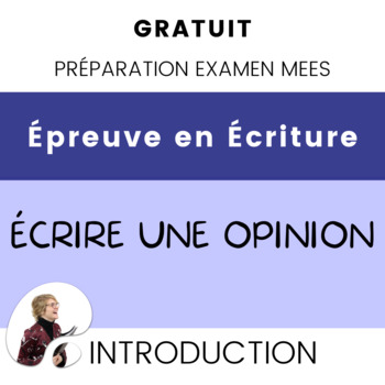 Preview of Préparation Examen MEES Exemple Texte Opinion Introduction