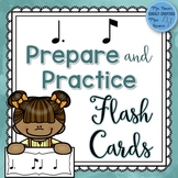 Rhythm Flash Cards:  Tom Ti (Dotted Quarter / Eighth) Prep