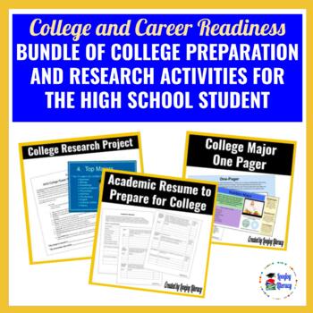 Preview of Prepare for College BUNDLE l College Research Projects l College Elective Class