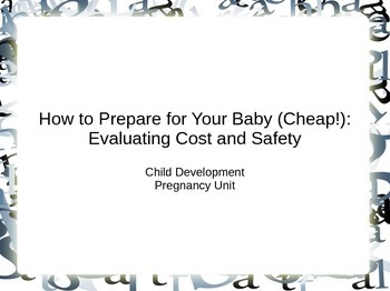 Preview of Preparing for Baby CHEAP - a PowerPoint for Child Development / Life Skills FACS