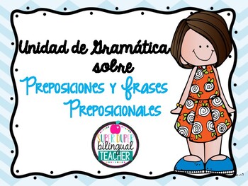 Preview of Preposiciones y Frases Preposicionales