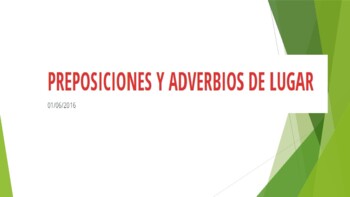 Preview of Preposiciones y adverbios en español completo