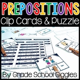 Prepositions Of Place - Task Cards & Worksheets Practice, 