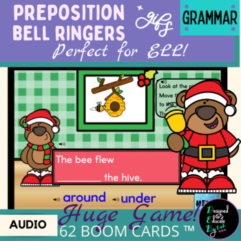 Preview of Preposition Bell Ringers Great for ELL