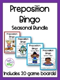 Seasonal Bundle of Preposition Bingo