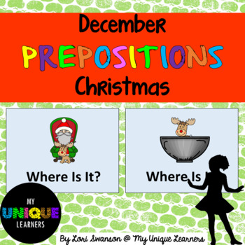 Preview of Preposition- December- Christmas