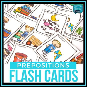 Preview of Preposition Flash Cards