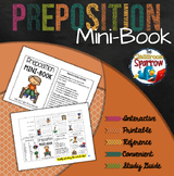 Preposition Mini-Book Interactive Notebook (w/worksheet)