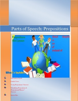 Preview of Preposition Mini Lesson
