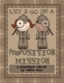 Preposition Mission: Prepositions Mini-Unit