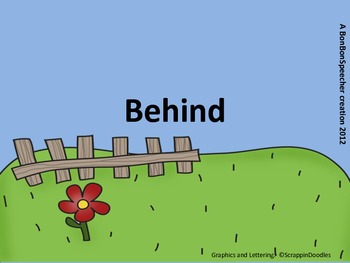 Preview of Preposition Playground - FREEBIE!  "Behind"