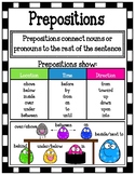 Preposition Poster/Mini-Anchor Chart