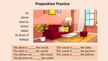 Preview of Preposition Practice