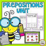 Prepositions Unit - No Prep Worksheets and Posters