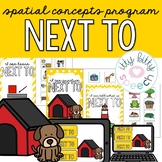 Next to | Spatial Concepts Program (+ BOOM Cards)