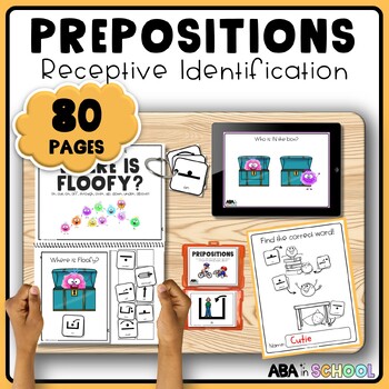 Preview of Preposition Visuals - Preposition Receptive Identification ABLLS Assessment