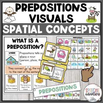 Preview of Preposition Spatial Concepts Visuals