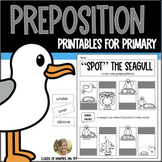 Prepositions Position Word Silly Seagull Kindergarten & Fi