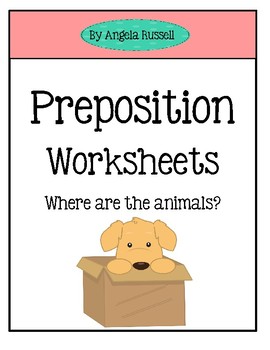 prepositions worksheets in on under teaching resources tpt