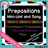 Preposition Worksheets and Preposition Activities