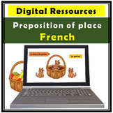 Preposition of place in french : les prépositions de lieu 