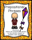 Prepositional Phrases Activities