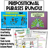 Prepositional Phrases Bundle of Activities: Worksheets, Ta