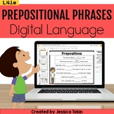 Prepositional Phrases Digital Language Games 4th Grade - L