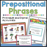 Prepositional Phrases Digital and Print Activities