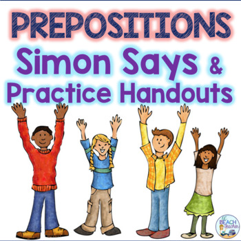 Prepositional Phrases Introduction and Practice Worksheet by OCBeachTeacher
