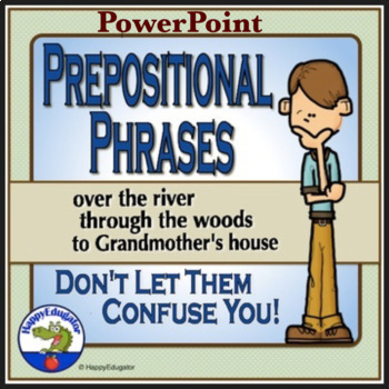 Preview of Prepositional Phrases PowerPoint