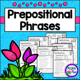 Prepositional Phrases - Grammar Practice Pages