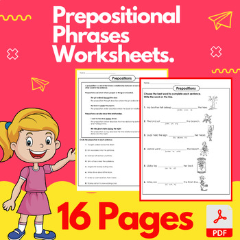 Prepositions worksheets