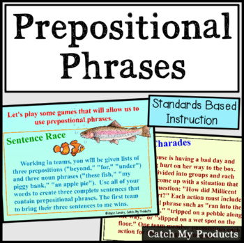 Preview of Prepositional Phrases Activities for Promethean Board