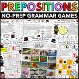 Prepositions Games for Prepositions of Place & Time, Prepo