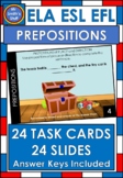 Prepositions - 24 Task Cards