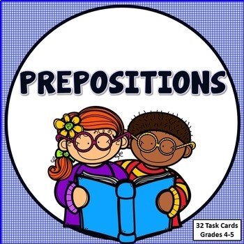 Preview of Prepositions Task Cards