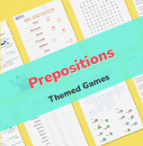 Prepositions: 8 themed reinforcement games with printables