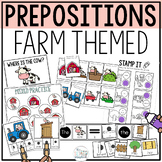 Prepositions Activities for Speech Therapy - Farm Themed S