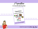 Prepositions | An Interactive Matching Book