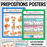 Prepositions Anchor Chart | Prepositions of Time, Place, a