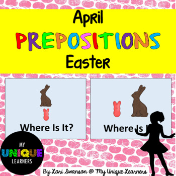 Preview of Prepositions- April- Easter