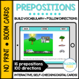 Prepositions Speech Therapy BOOM Cards™️ Digital Activities