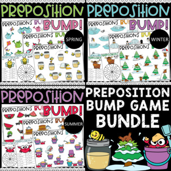 Preview of Prepositions BUMP Games BUNDLE Positional Word Games Spatial Concepts