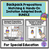 Prepositions Back to School Backpack Matching Imitation Ad