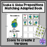 Prepositions Back to School Globe/Snake Matching Adapted B